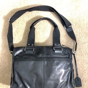 Diesel leather tote bag ( unisex)